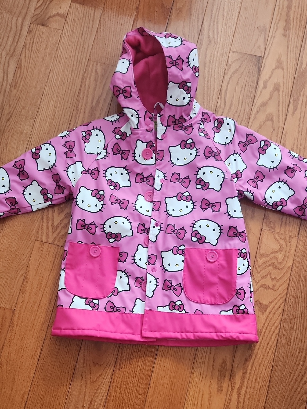 Western Chief Pink Hello Kitty Raincoat with Hood